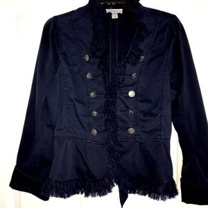 Ann Taylor Loft Fitted Military Jacket Size 6